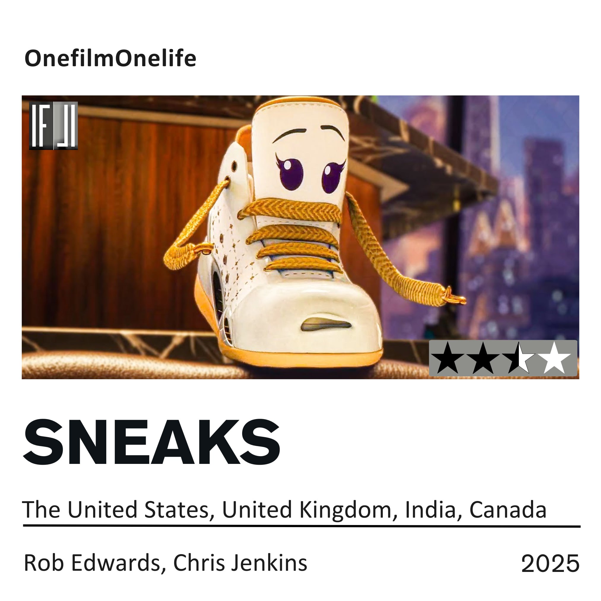 انیمیشن کفش‌های کتانی