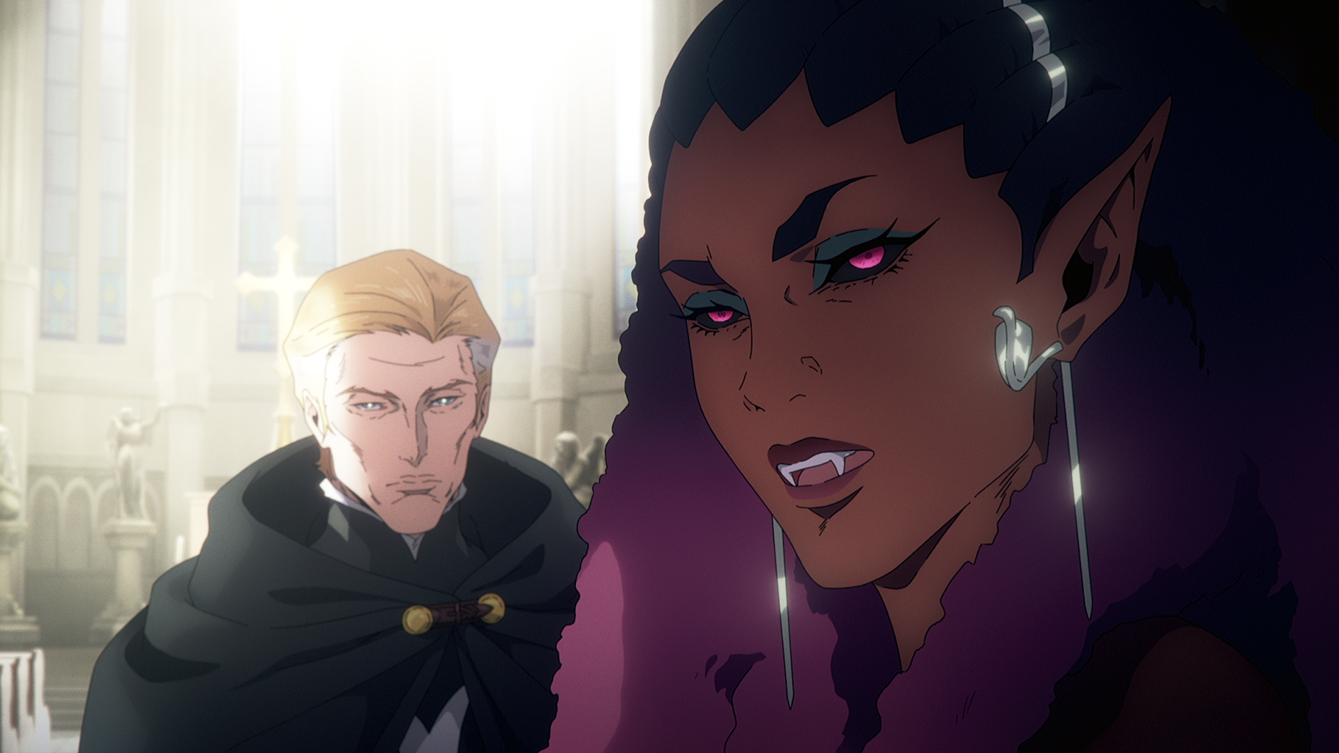 انیمه کسلوانیا: شبانه؛ یه سفر حماسی تو دنیای خونآشامها 2 انیمه کسلوانیا: شبانه