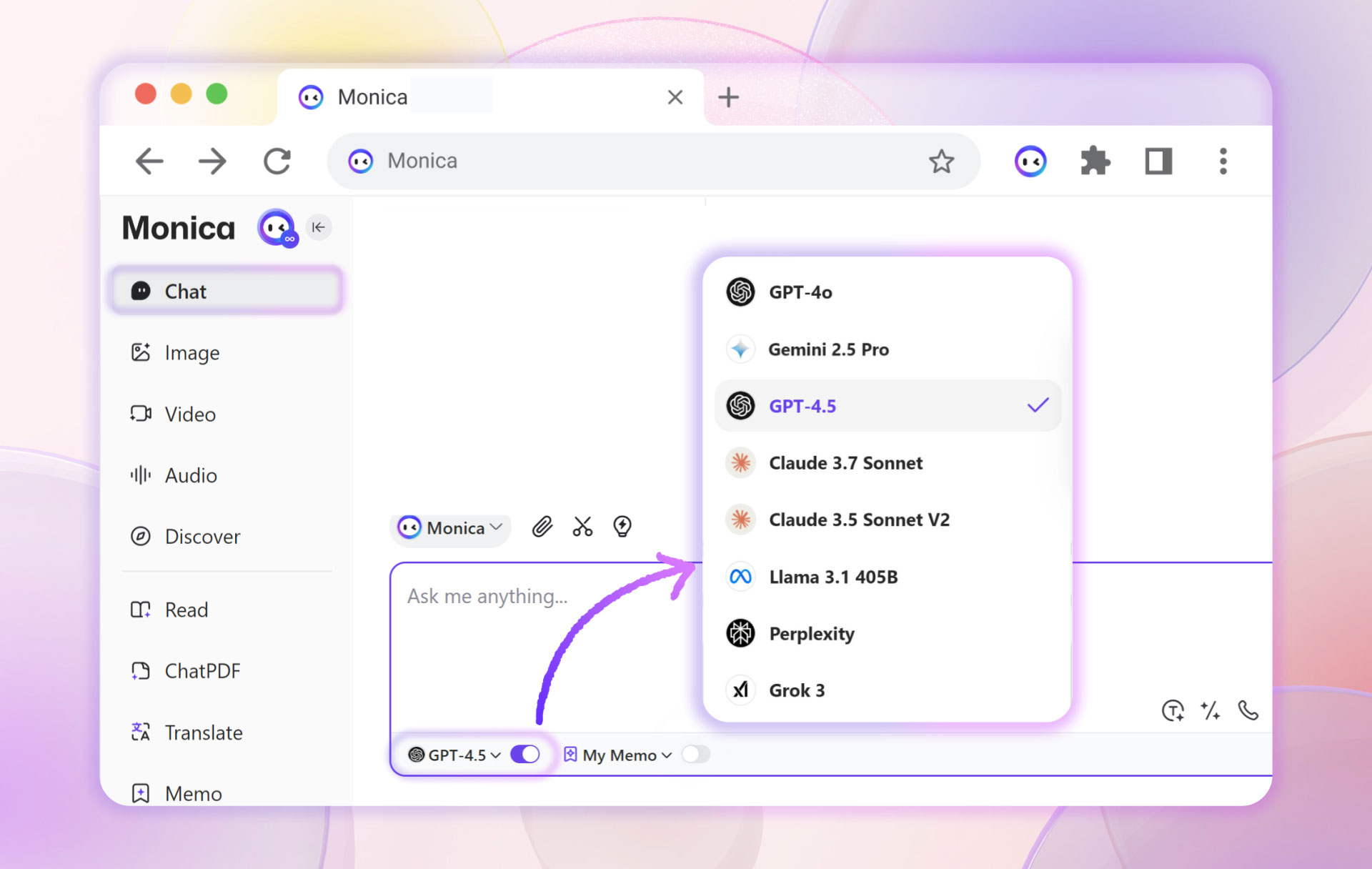 هوش مصنوعی مونیکا