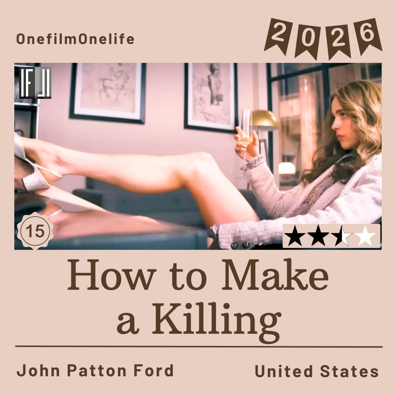 نقد فیلم چگونه آدم بکشیم | How to Make a Killing 2026 1 فیلم چگونه آدم بکشیم