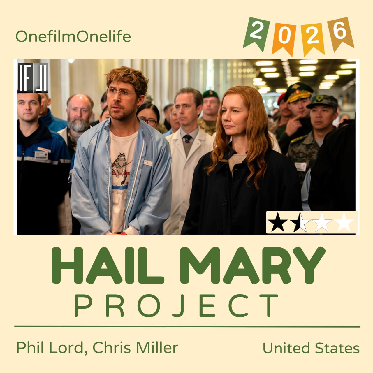 نقد فیلم پروژه هیل مری | Project Hail Mary 2026 1 فیلم پروژه هیل مری