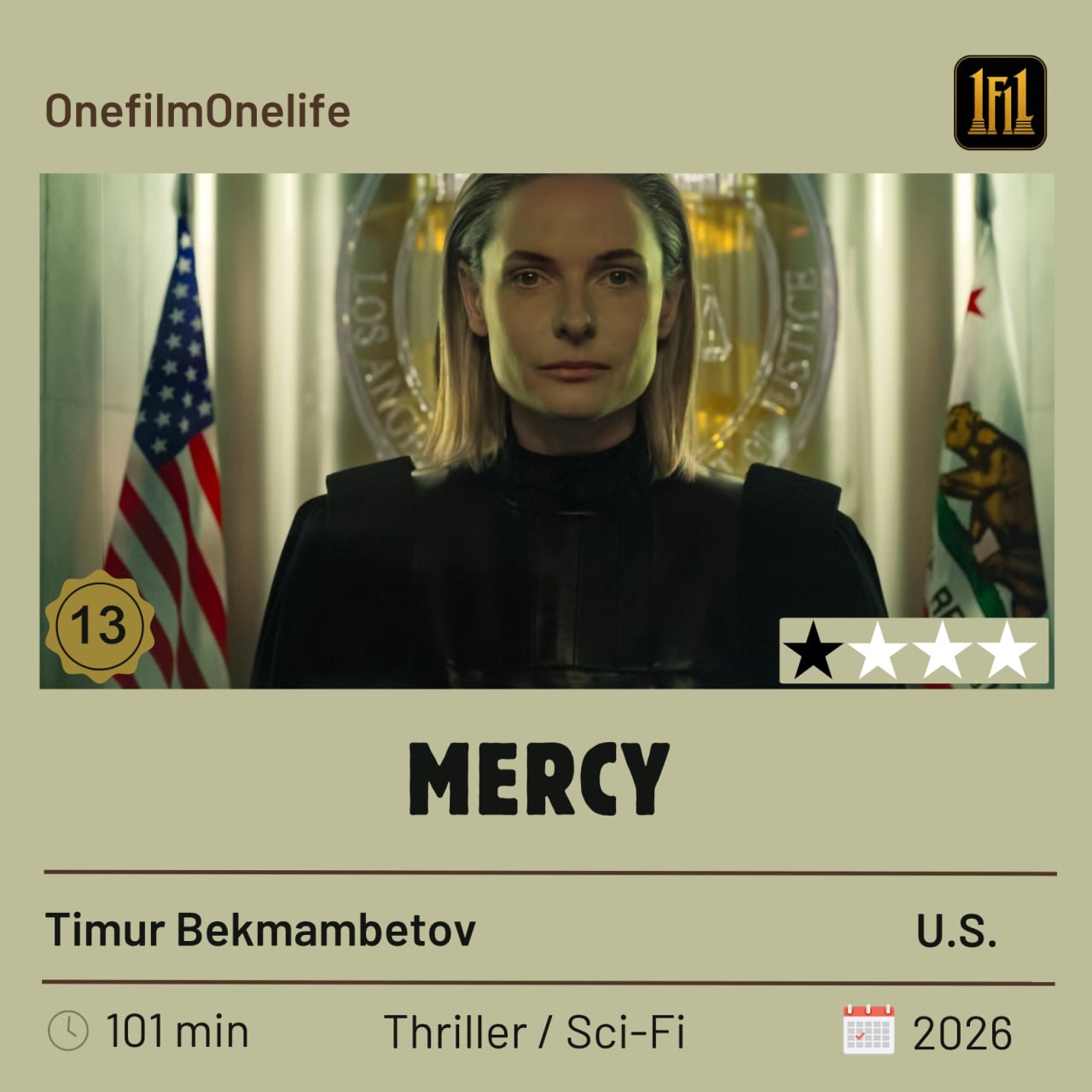 نقد فیلم بخشش | Mercy 2026 1 فیلم بخشش