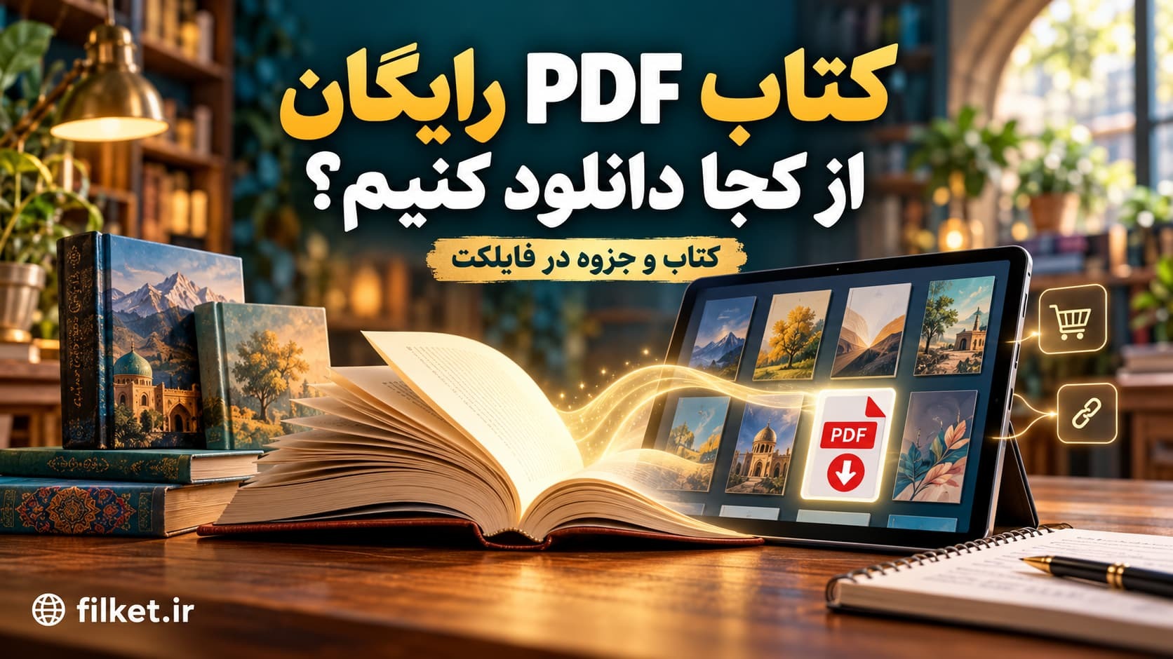 کتاب PDF رایگان از کجا دانلود کنیم؟ معرفی فایلکت + لینک دانلود کتاب و جزوه 1 دانلود کتاب و جزوه رایگان منبع