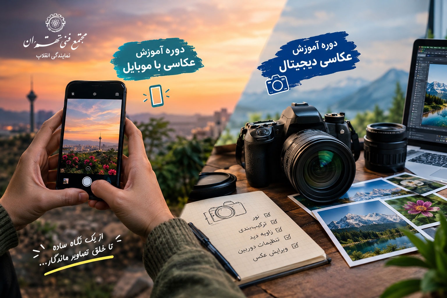 دوره آموزش عکاسی