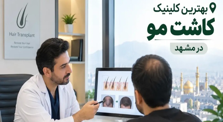 لیست 10 تا بهترین کلینیک کاشت مو در مشهد